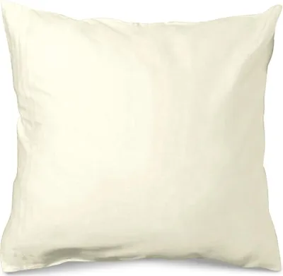 Immagine prodotto di Federa in raso di cotone 40x40 per un cuscino, liscia, crema ORO