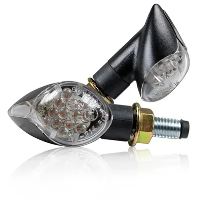 Obrázek produktu pro LED indikátor Knoflík černý čirý M8
