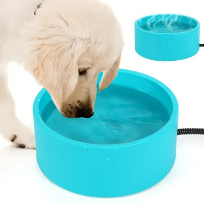 Produktbild von Heizbarer Haustier Wassernapf, 3,2 L, 30 W, Thermonapf für Hunde & Katzen, Frostschutz, Indoor & Outdoor, energiesparend, sicher, Haustiernapf