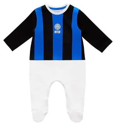 Obrázok produktu pre Inter phi promotions b.v. – Kombinéza s motívom FC, modré a čierne pruhy a logo