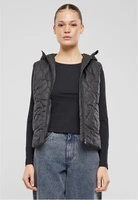 Immagine prodotto di Gilet da donna Urban Classics, modello Super Light Puffer, colore nero - taglia 3XL