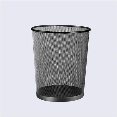 Image de Poubelle ronde portable pour cuisine et bureau, 18 litres