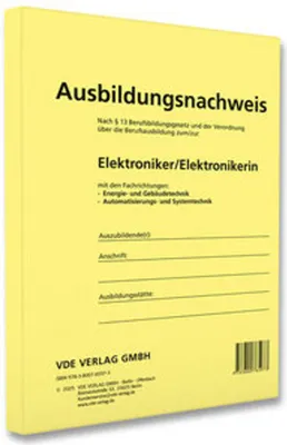 Produktbild von Ausbildungsnachweis Elektroniker/Elektronikerin