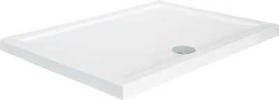 Zdjęcie produktu dla Brodzik uniwersalny do kabiny prysznicowej Oskar 100x80, 5,5 cm SLIM, biały