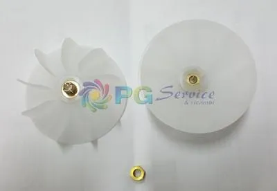 Obrázek produktu pro Univerzální ventilátor pro fén na vlasy, rozměry 63,5 mm × 24 mm, s pojistnou maticí