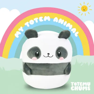 Produktbild von Totemu Chums Cute ŽnŽ Kawaii Plüschfigur Panda 19 cm