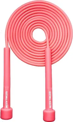 Produktbild von Vollwertiges Springtuch für Erwachsene - Trainingsgerät für Fitness - Geschlechtsunabhängig - Schnellzugreifendes Handgelenk - Verstellbares Crossfit-Training - Rosa Farbe