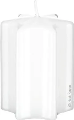 Produktbild von Adventset Sternkerzen Weiß 6 x 6 cm, 4 Stück