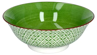 Produktbild von Salatschale Lime Sao Ø 21 cm Grünes Nachbildung Porzellan Obst Dessert-Bowl Ritzenhoff