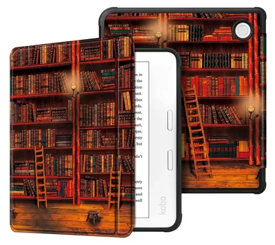 Immagine prodotto di Custodia Fintie per eReader Tolino Vision Color (2024)/Vision 6 (2021) e Kobo Libra Color (2024)/Libra 2 (2021) da 7 pollici - Custodia protettiva in TPU morbida e super leggera con funzione di spegnimento/accensione automatica
