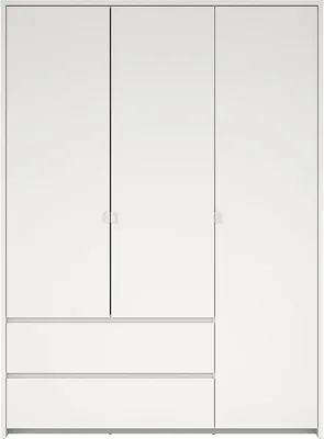 Produktbild von Next Kleiderschrank 3 Türen 2 Schubladen 149x200cm weiß.