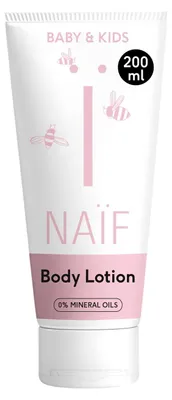 Produktbild von NAÏF Pflegende Bodylotion für Babys & Kinder, 200 ml, Hypoallergen, getestet, 1 Stück(e)