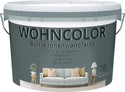 Produktbild von Wohncolor Wandfarbe nachtnebel 10 L