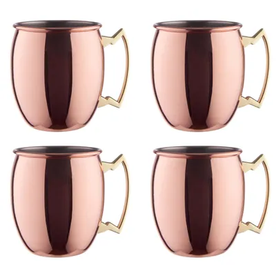 Produktbild von BUTLERS MOSCOW MULE 4x Becher glänzend 470ml