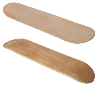Productafbeelding van Skateboard deck, 2 stuks, 7-laags espenhout, 89 cm, geschikt voor longboards