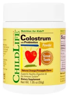Produktbild von Kolostrum mit Probiotika Childlife Essentials, 55 g, Secom