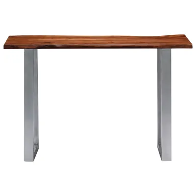 Immagine prodotto di Tavolo consolle 115x35x76 cm in legno massiccio di acacia e ferro