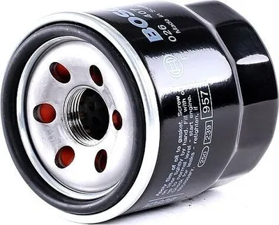Produktbild von Ölfilter BOSCH F 026 407 142 Anschraubfilter für HYUNDAI Kona (OS) für KIA Picanto (SA)