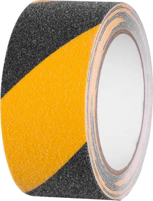 Obrázek produktu pro Páska Strend Pro, 50 mm, L-5 m, lepicí, protiskluzová, extra odolná, černá/žlutá