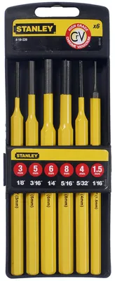 Image de Chasse-Goupilles - Jeu de 6 Pièces - STANLEY, 4-18-226