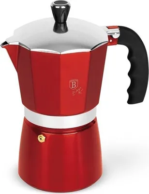 Produktbild von BERLINGERHAUS Espressokanne 9 Tassen Burgund Metallic Line BH-8583