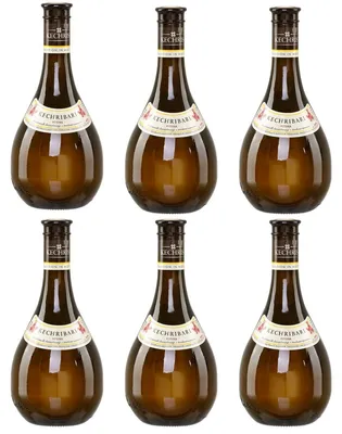 Produktbild von Kechribari Retsina 6x 0,5l Kechri | Geharzter Weißwein | + 20ml Jassas Olivenöl