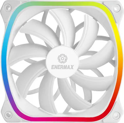 Immagine prodotto di Enermax UCSQARGB12P-W-SG Lüfter Enermax 120*120 SquA RGB single Fan Pack beleuchtet