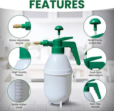 Produktbild von Famanu Drucksprüher 1 Liter - Multifunktionale Pumpe für Garten, Haushalt und Gewerbe
