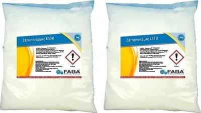 Produktbild von Zitronensäure, Entkalker, Reiniger, Alleskönner im Haushalt 2x5 kg