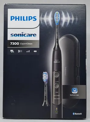 Obrázek produktu pro Philips ExpertClean 7300 HX9601 Sonický zubní kartáček s aplikací, Dospělý, Sonický, Hloubkové čištění, Péče o dásně, Černá, Černá, Ergonomický
