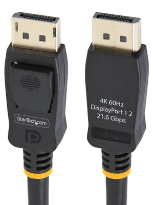 Produktbild von StarTech.com DisplayPort 1.2 Kabel 2m, 4K 60Hz, einrastend, 10er Pack