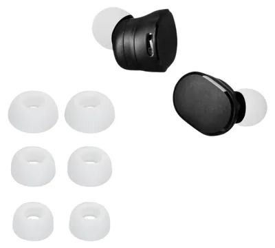 Produktbild von kwmobile 6x Polster kompatibel mit JBL Tune 130 NC TWS - 3 Größen - Silikon Ohrstöpsel In-Ear Kopfhörer