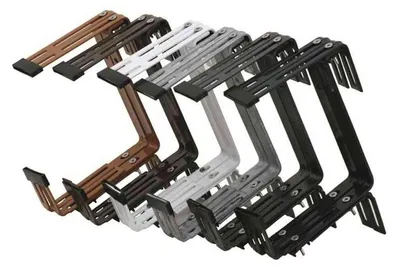 Image de SIENA GARDEN Support pour caissettes à fleurs réglable en 3 positions, anthracite