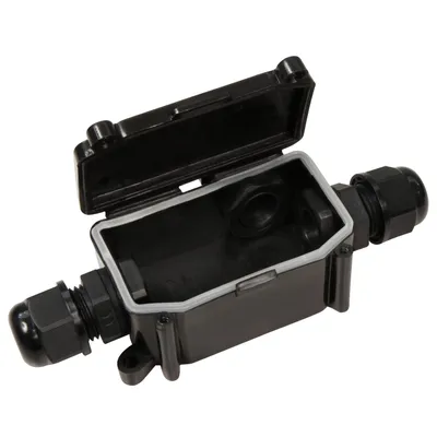 Obrázek produktu pro Rozvodná skříňka McPower, 125x69x33mm, IP65, 230V, 1 vstup a 2 výstupy