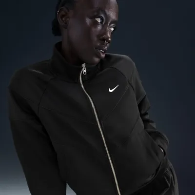 Immagine prodotto di Nike W Nsw Nk Wr Giacca In Maglia Poliestere Nero/Bianco Nero/Bianco Xl