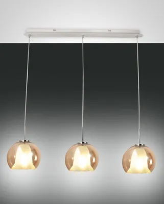 Produktbild von Fabas Luce Pendelleuchte Bretagna E27 2000x830mm Weiß Bernstein