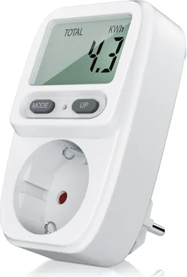 Produktbild von BEARWARE Stromverbrauchszähler mit Kindersicherung Power Meter Energiekostenmessgerät