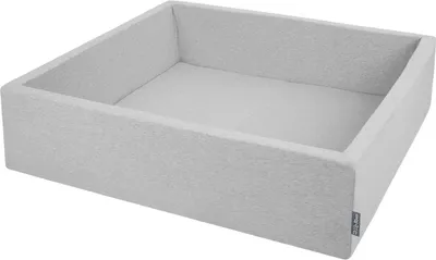 Immagine prodotto di KiddyMoon tavolo da biliardo quadrato con palle 120x30cm/no palle? piscina quadrata da 7 cm con palline per far giocare i bambini nella vasca da bagno,  eu, grigio chiaro