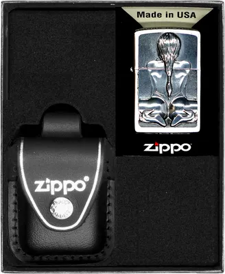 Produktbild von ZIPPO Feuerzeug-Set KNEELING GIRL EMBLEM Geschenk No3