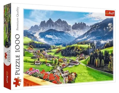 Productafbeelding van Puzzel van Pohodové, afbeelding: St. Magdalena - Italiaanse Dolomieten, 1000 stukjes