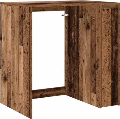 Imagen del producto de Armario para lavadora, madera reciclada, 87 x 60 x 89 cm, material de madera