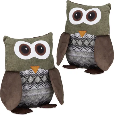 Produktbild von relaxdays 2 x Türstopper Eule