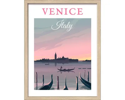 Produktbild von Gerahmtes Bild Venice 33x43 cm