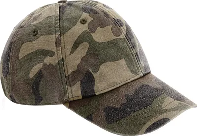 Produktbild von Beechfield B655 | Low Profile Vintage Cap / 6-Panel-Design - Farbe: Vintage Jungle Camo - Größe: One Size