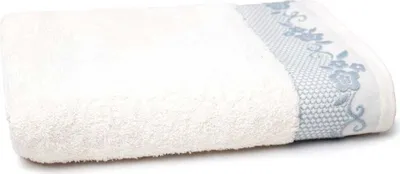 Image de Serviette, en coton, élégante, Bjork 70 x 140 cm, écru