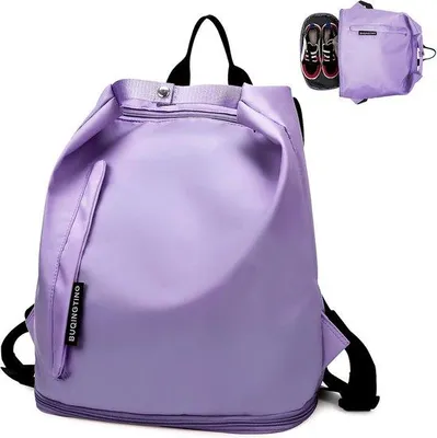 Produktbild von Sportrucksack mit Schuhfach – Leichter, wasserdichter Reise-Rucksack – Verstellbarer Freizeitrucksack für Fitness