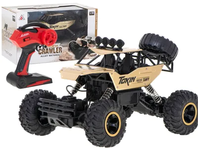 Zdjęcie produktu dla Samochód RC Rock Crawler 1:12 4WD METAL złoty