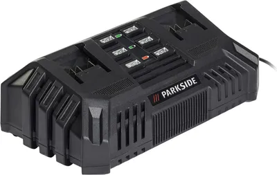 Immagine prodotto di Caricabatterie doppio PARKSIDE® per utensili della gamma X 20 V