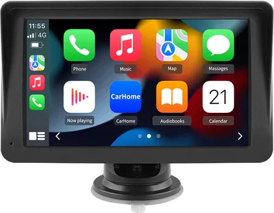 Produktbild von 7'' Carplay navi android auto GPS AUX BT audio Przenośny odtwarzacz MP3 Ekran dotykowy Online-Karte