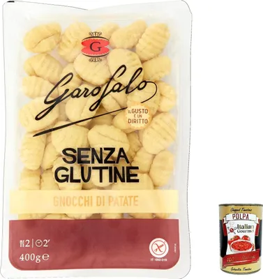 Produktbild von 20x Gnocchi di patate 400 g Senza Glutine Glutin free, glutenfrei Pasta Noodles + Italian Gourmet Polpa 400 g